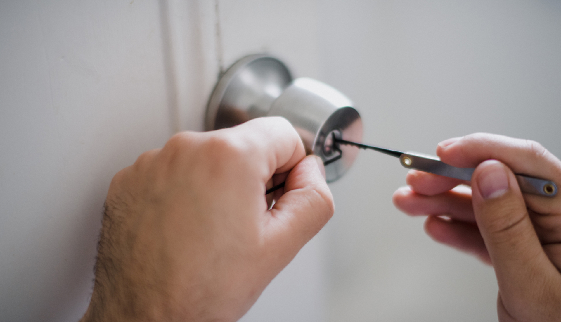 Locksmith picking locks