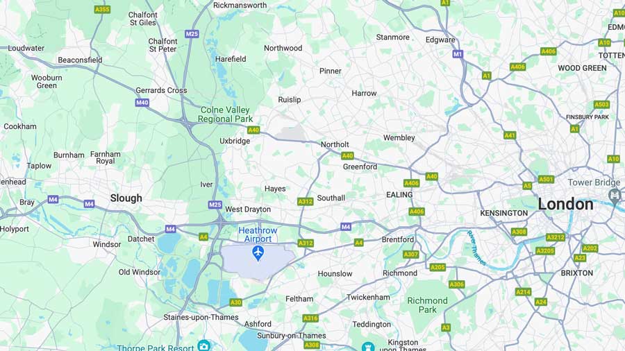Local area map